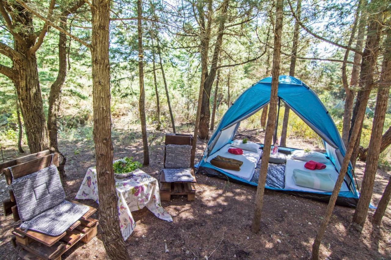 Drolma Ling Nature Cabins Theológos Exterior foto